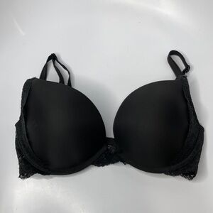 Victoria’s Secret dream angels push Up Bra black lace size 32DD